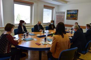Delovni sestanek predsednika Državnega sveta RS Alojza Kovšce na Območni obrtno-podjetniški zbornici M. Sobota