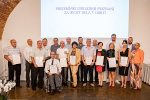Podeljena so bila jubilejna priznanja in kipci Obrtnik članom OOZ M. Sobota