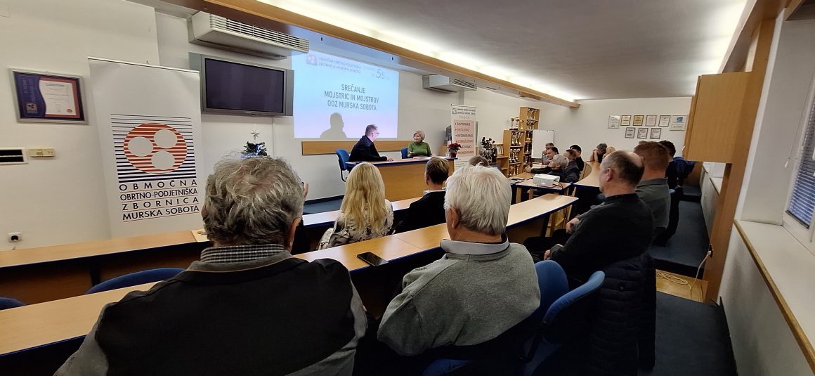 Uspešno zaključeno srečanje mojstric in mojstrov Območne obrtno-podjetniške zbornice Murska Sobota