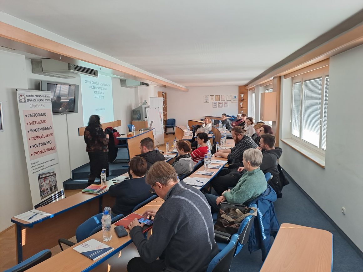Izveden seminar Davčni obračun za leto 2023 in novosti v letu 2024 Izveden seminar Davčni obračun za leto 2023 in novosti v letu 2024