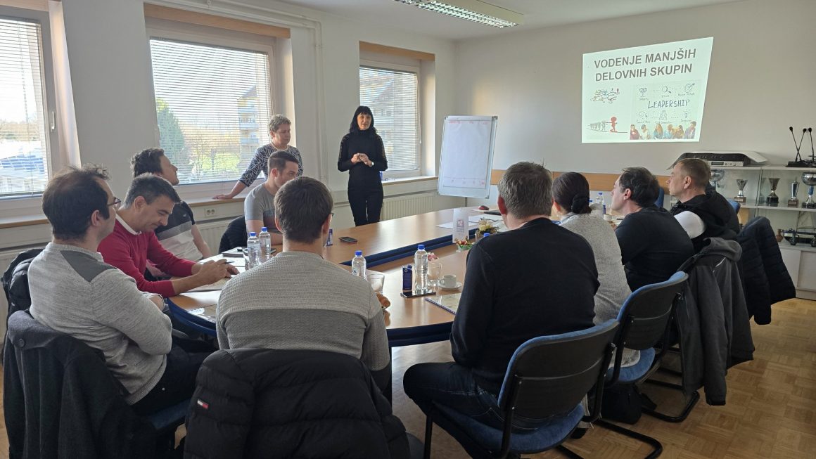 Izvedena delavnica Vodenje manjših delovnih skupin