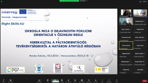 Okrogla miza o dejavnosti poklicne orientacije v čezmejni regiji