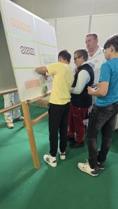 Predstavitev gradbenih poklicev in izvedba tekmovanja slikopleskarjev  na sejmu Megra