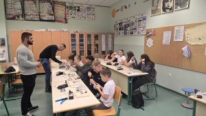 Interaktivna delavnica „V OSPREDJU SO POKLICI” na OŠ Sveti Jurij, 24.9.2024
